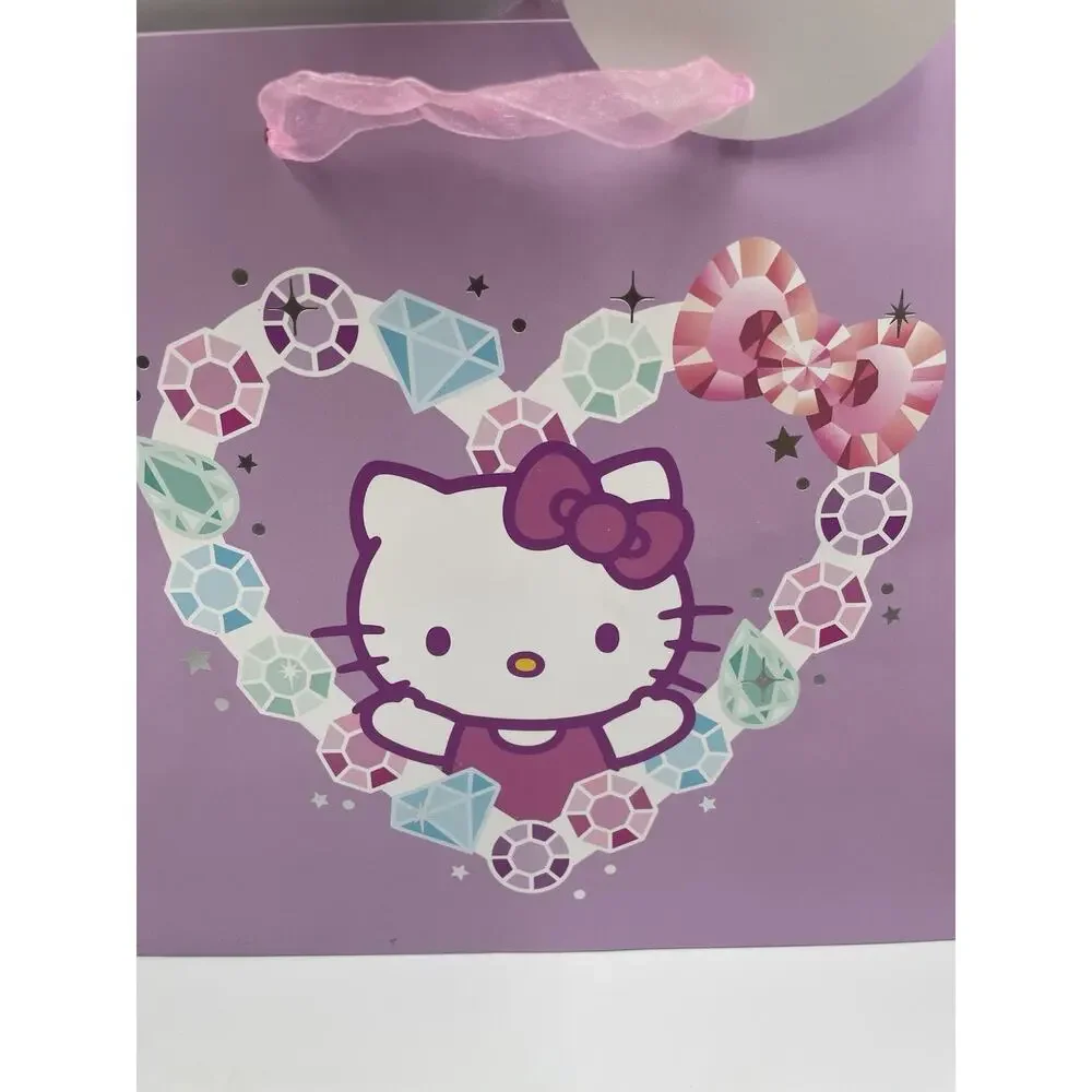 NEW Hello Kitty Sanrio Set Of 2 Gift Bags With Handles & Gift Tags